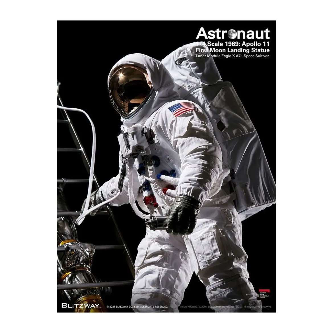 Blitzway - Astronaut Apollo 11 : LM-5 A7L ver. 1/4 - Hybrid Superb Scale