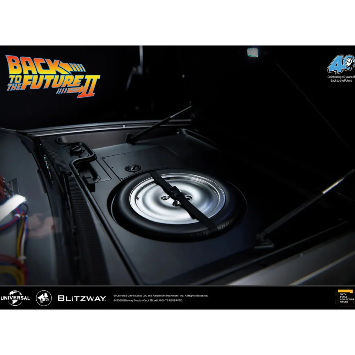 Blitzway - Back to the Future 2 Time Machine Premium UMS 1/6 - Delorean