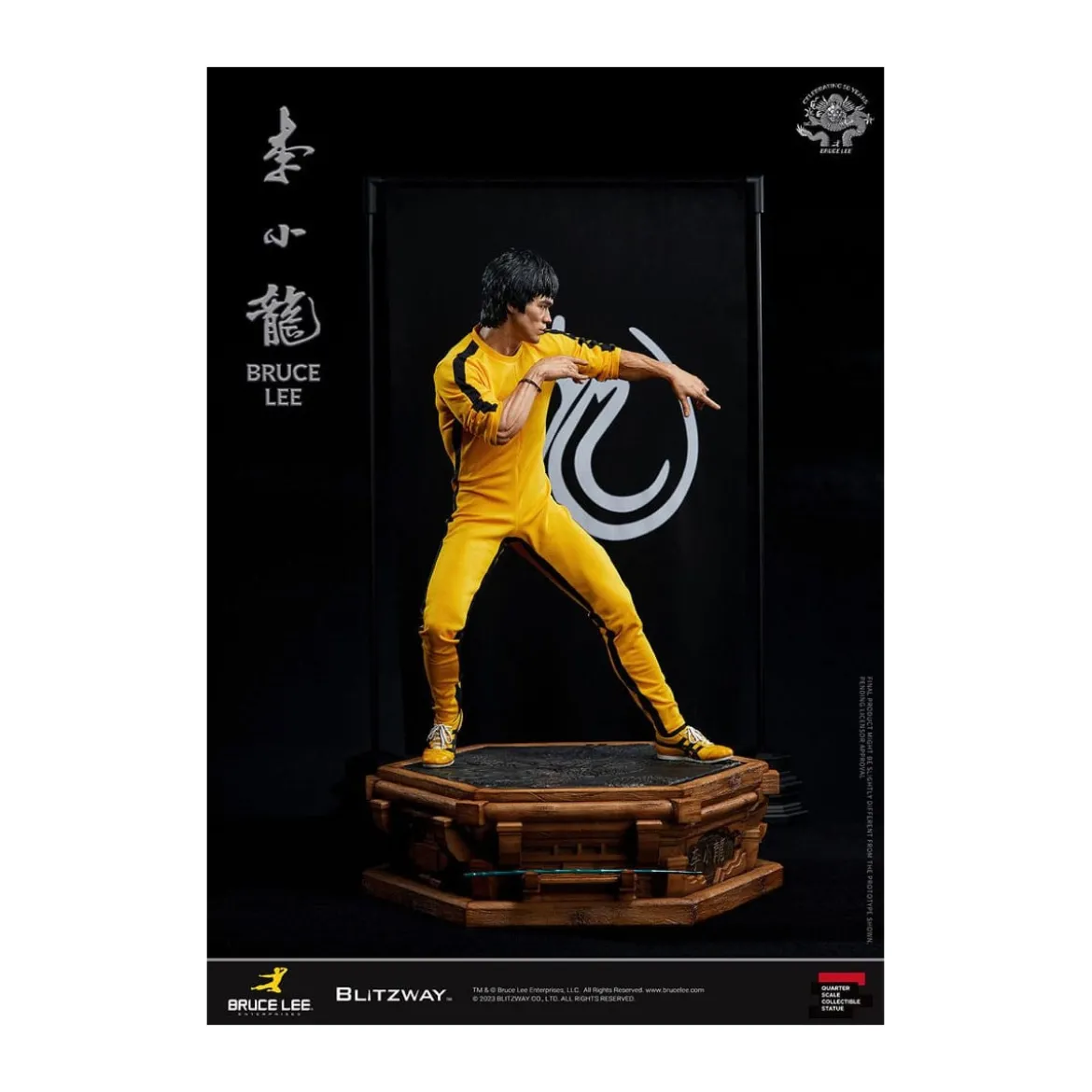 Blitzway - Bruce Lee statuette 1/4 50th Anniversary Tribute - le Jeu de la Mort