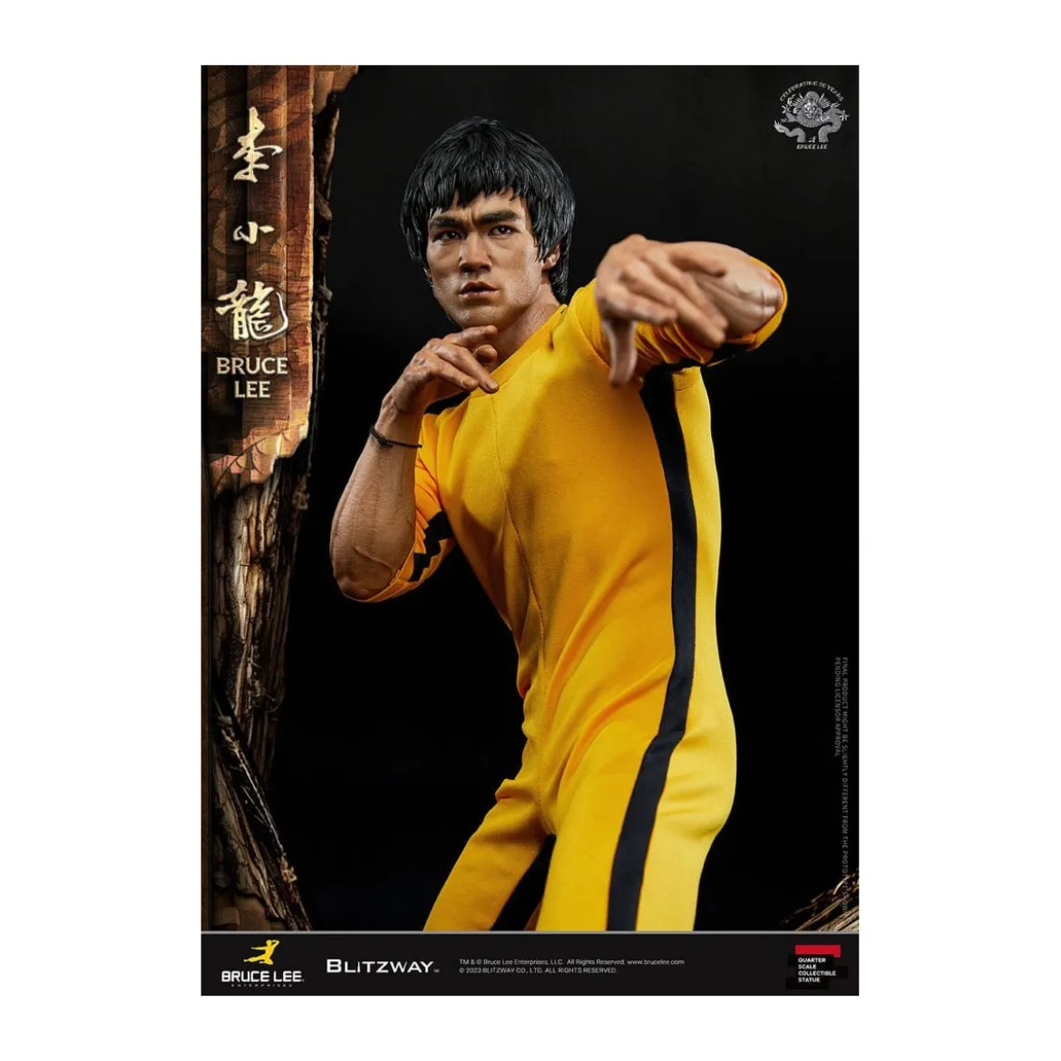 Blitzway - Bruce Lee statuette 1/4 50th Anniversary Tribute - le Jeu de la Mort
