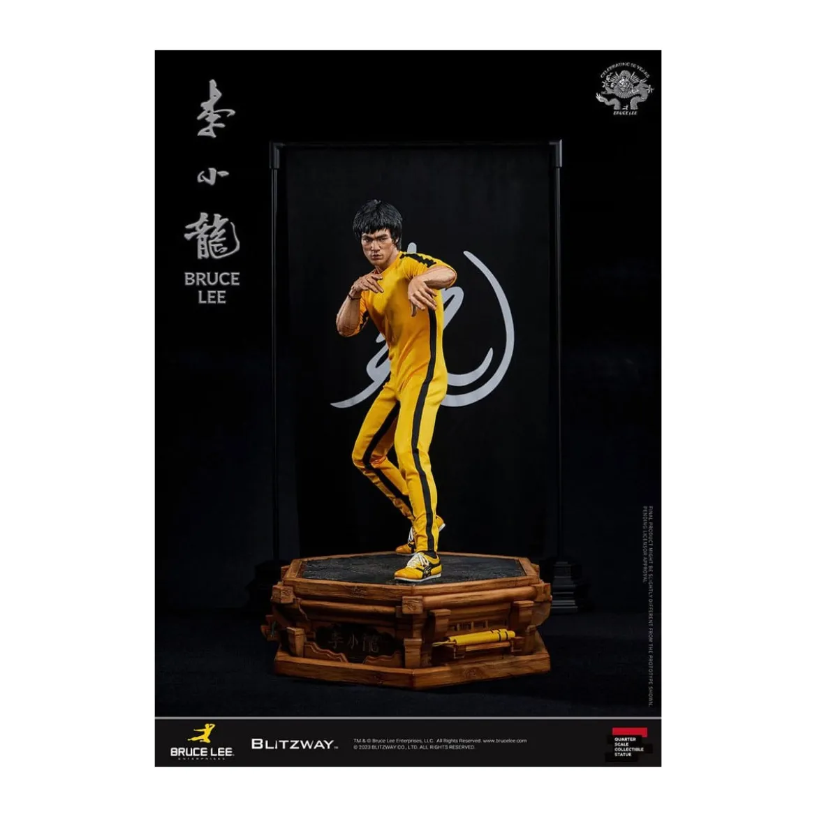 Blitzway - Bruce Lee statuette 1/4 50th Anniversary Tribute - le Jeu de la Mort