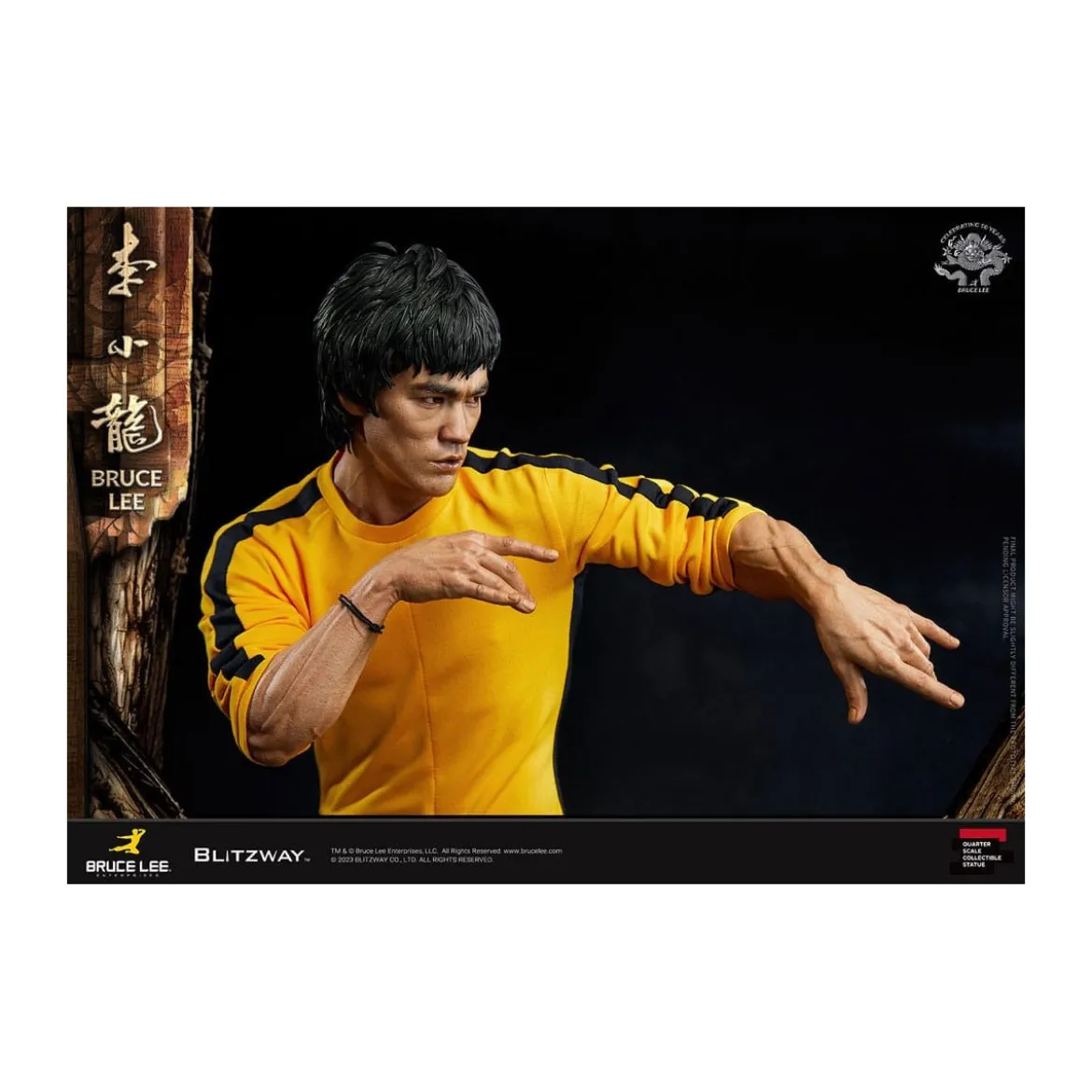 Blitzway - Bruce Lee statuette 1/4 50th Anniversary Tribute - le Jeu de la Mort