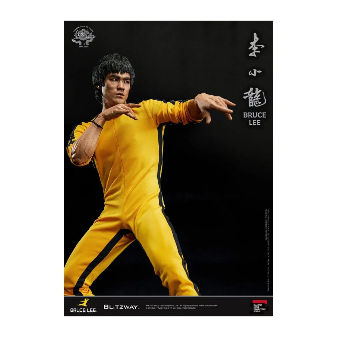 Blitzway - Bruce Lee statuette 1/4 50th Anniversary Tribute - le Jeu de la Mort