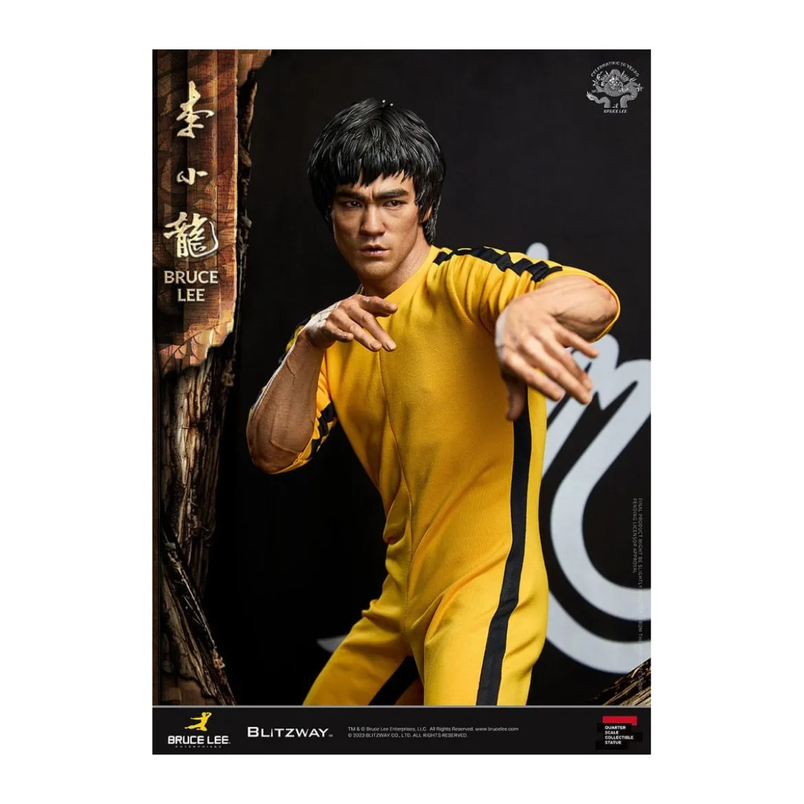 Blitzway - Bruce Lee statuette 1/4 50th Anniversary Tribute - le Jeu de la Mort
