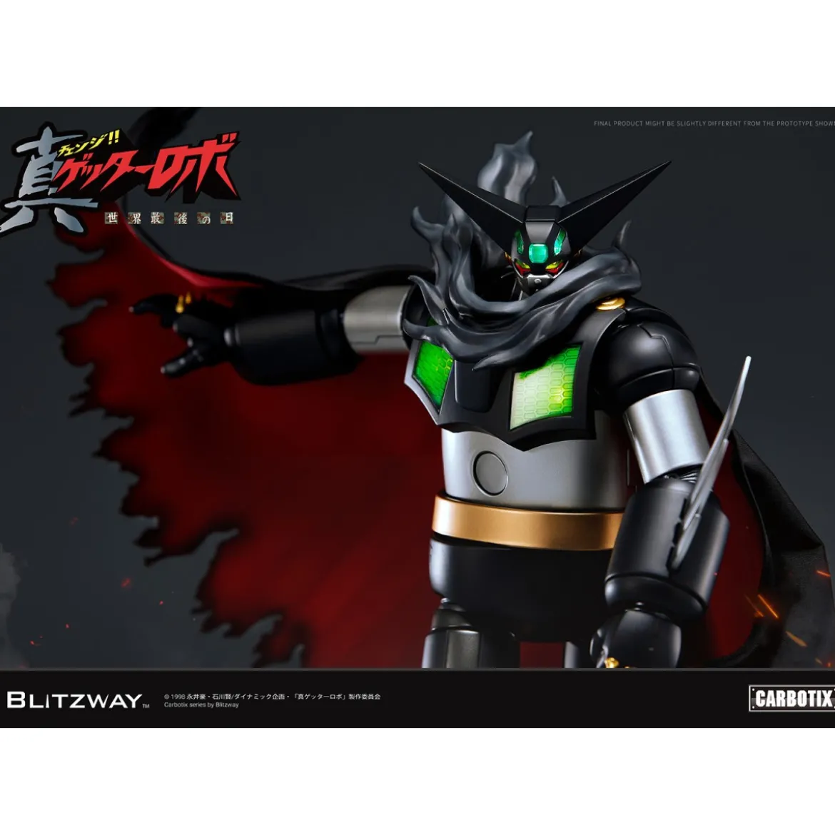 Blitzway Carbotix - BLACK GETTER - Hybrid Carbon Action Figure Series