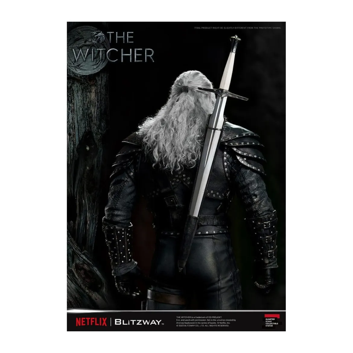 Blitzway - Geralt of Rivia 1/4 Statue Superb Scale - The Witcher