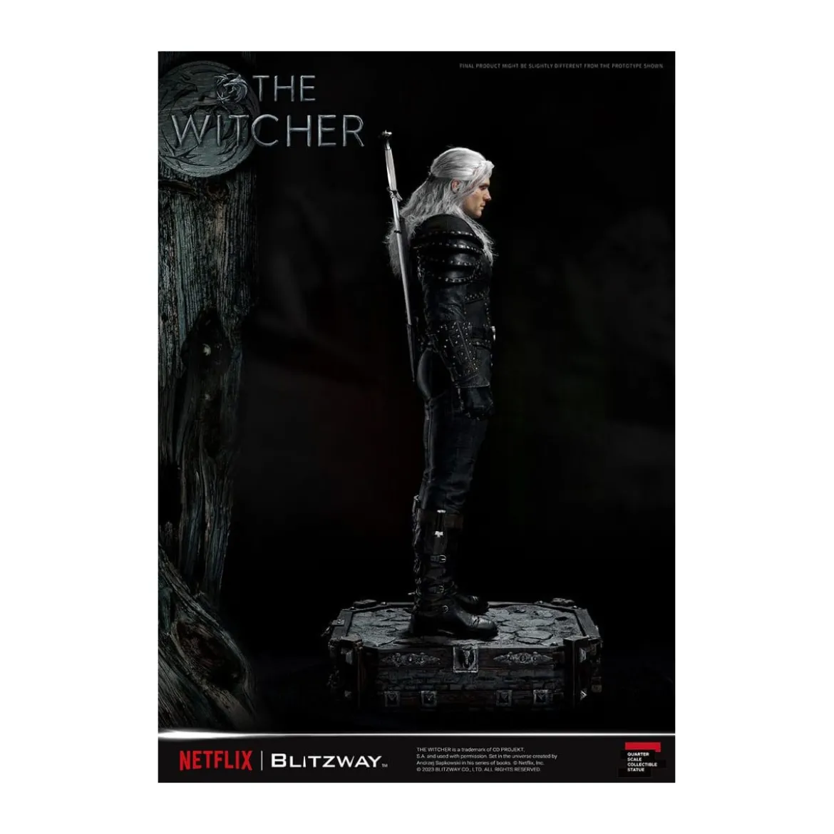 Blitzway - Geralt of Rivia 1/4 Statue Superb Scale - The Witcher