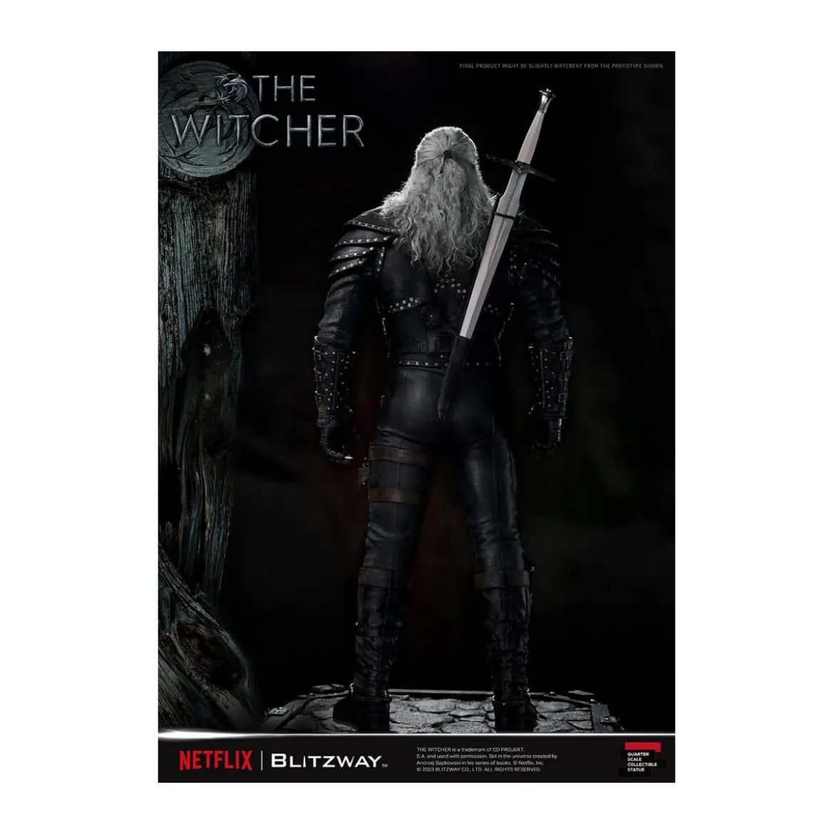 Blitzway - Geralt of Rivia 1/4 Statue Superb Scale - The Witcher