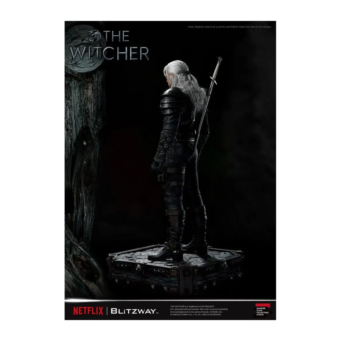 Blitzway - Geralt of Rivia 1/4 Statue Superb Scale - The Witcher