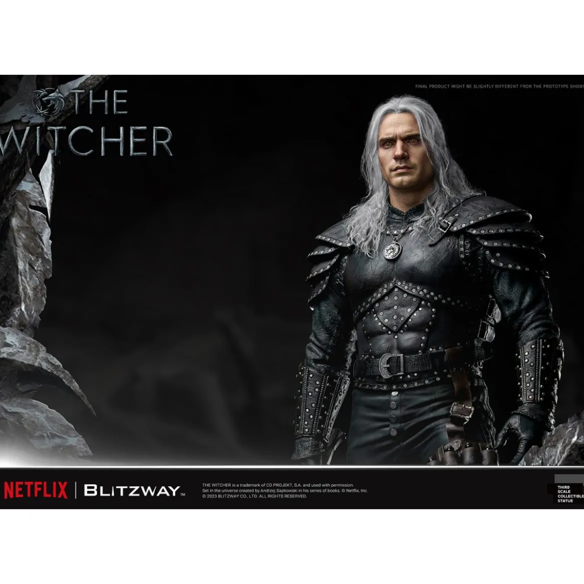 Blitzway - Geralt of Rivia 1/3 Statue Infinite Scale - The Witcher
