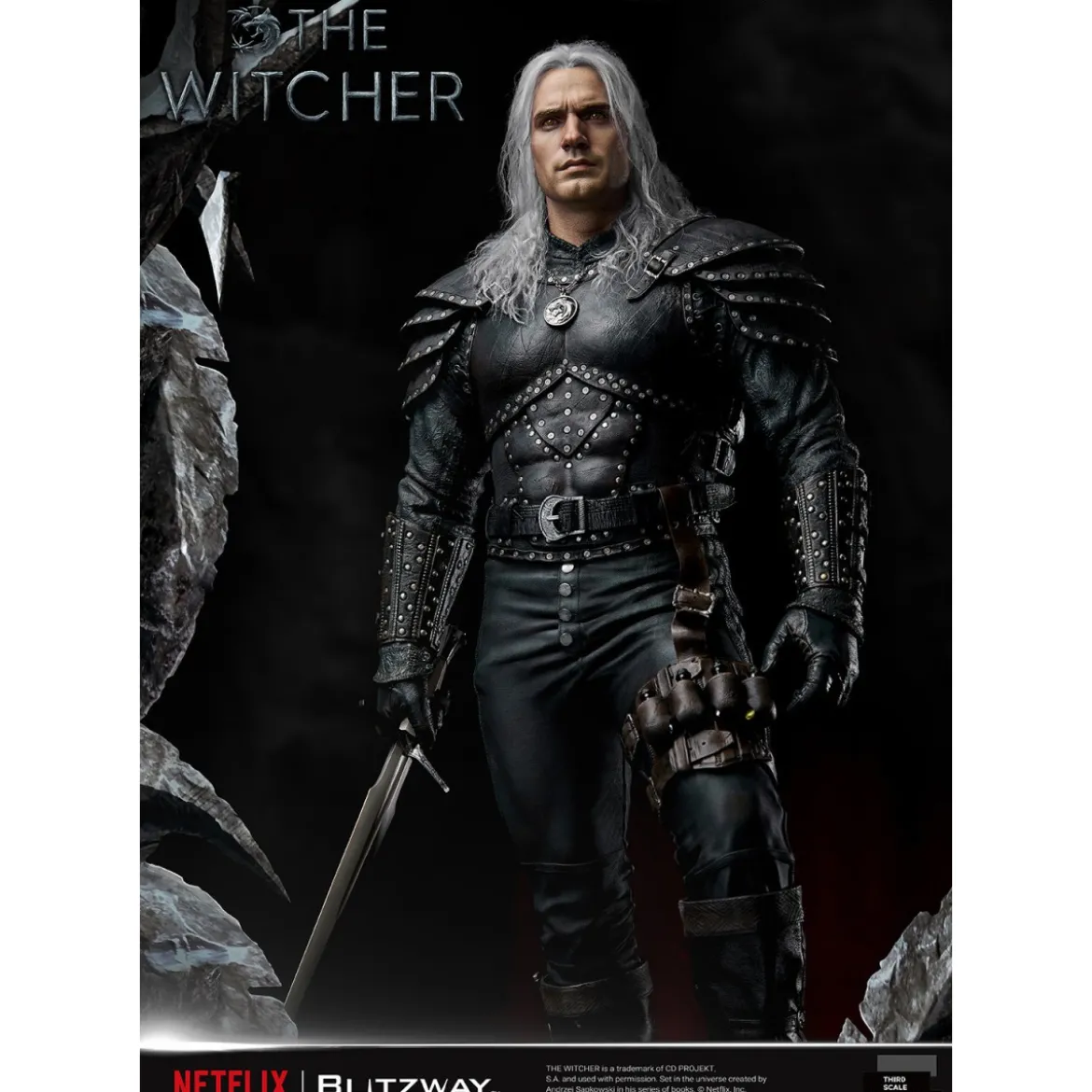 Blitzway - Geralt of Rivia 1/3 Statue Infinite Scale - The Witcher