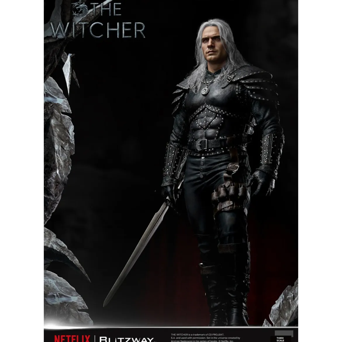 Blitzway - Geralt of Rivia 1/3 Statue Infinite Scale - The Witcher