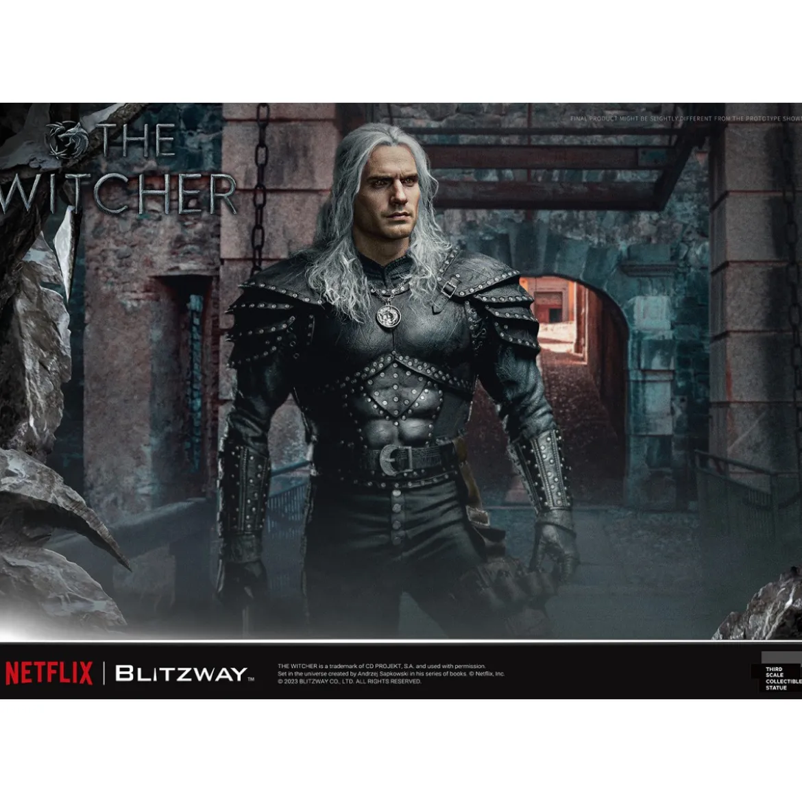 Blitzway - Geralt of Rivia 1/3 Statue Infinite Scale - The Witcher