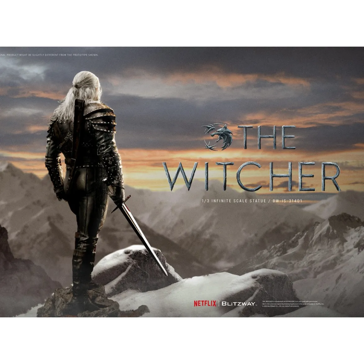 Blitzway - Geralt of Rivia 1/3 Statue Infinite Scale - The Witcher