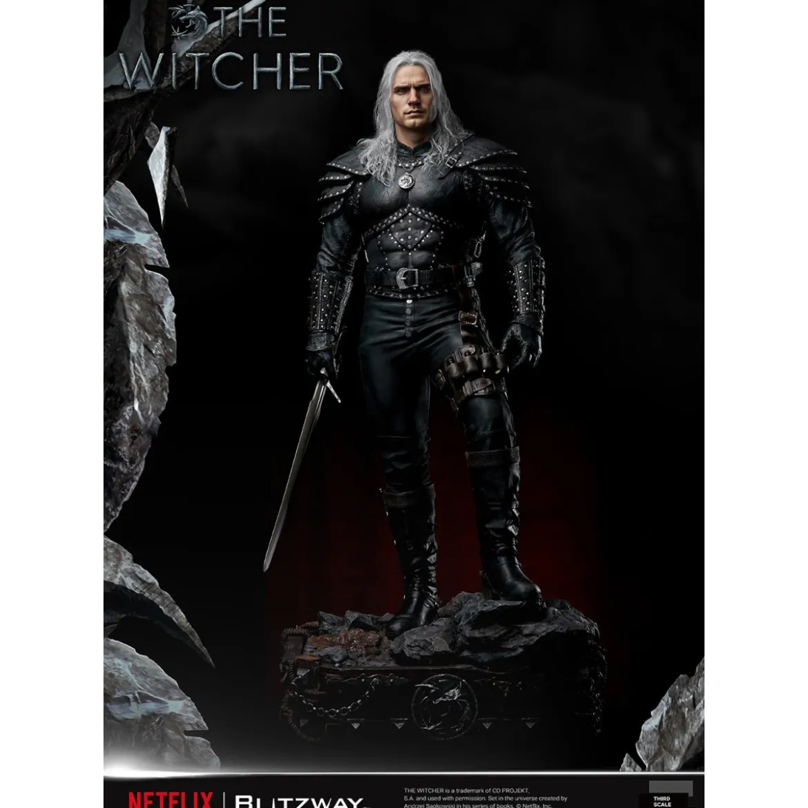 Blitzway - Geralt of Rivia 1/3 Statue Infinite Scale - The Witcher