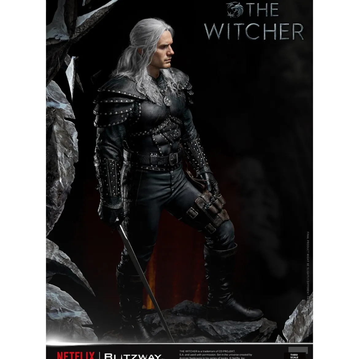 Blitzway - Geralt of Rivia 1/3 Statue Infinite Scale - The Witcher