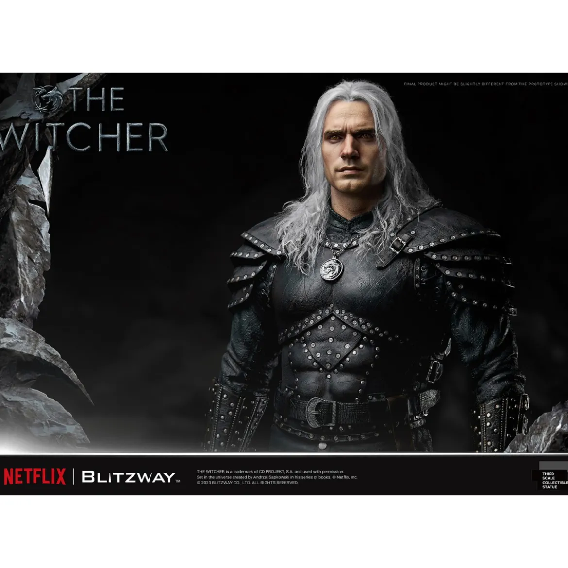 Blitzway - Geralt of Rivia 1/3 Statue Infinite Scale - The Witcher