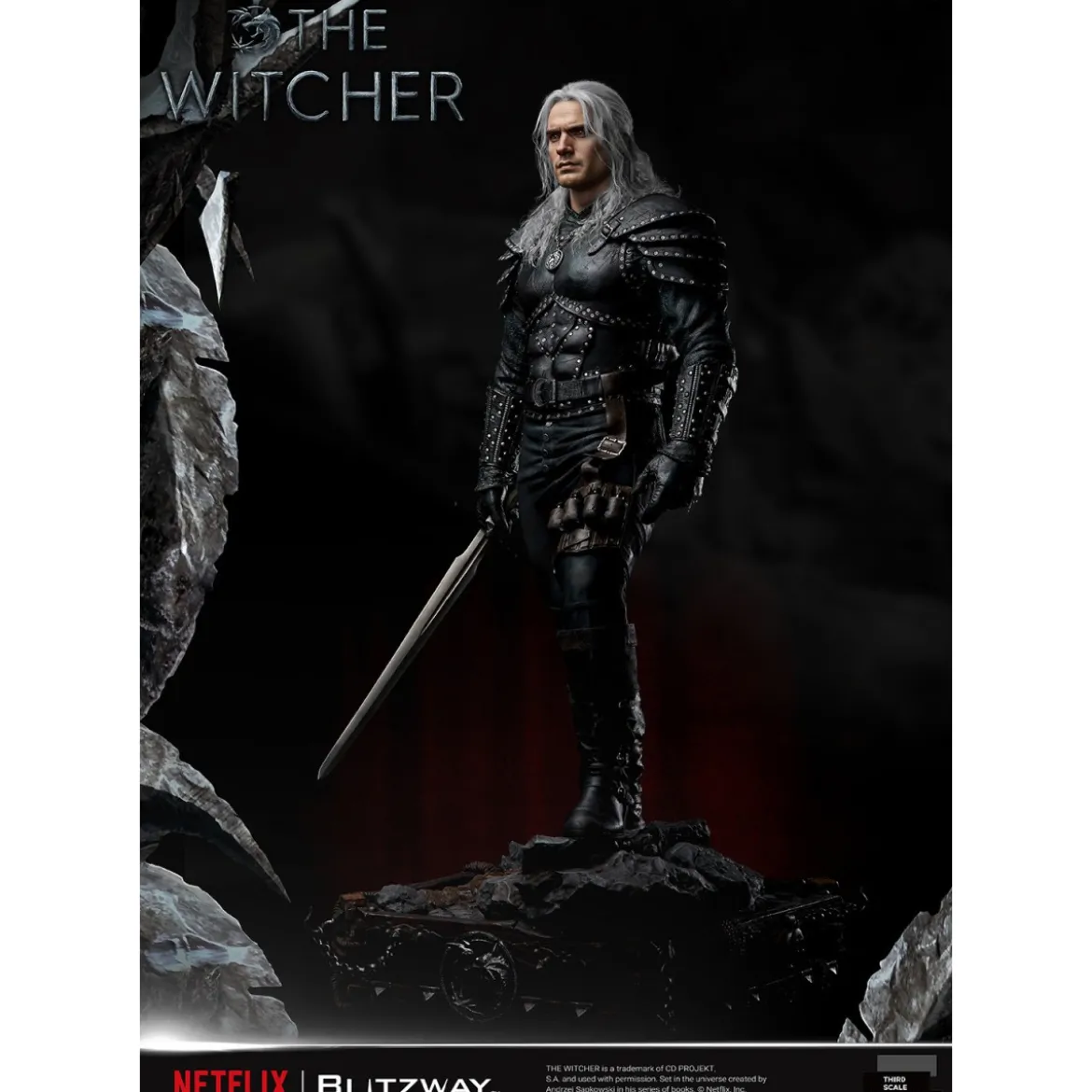 Blitzway - Geralt of Rivia 1/3 Statue Infinite Scale - The Witcher