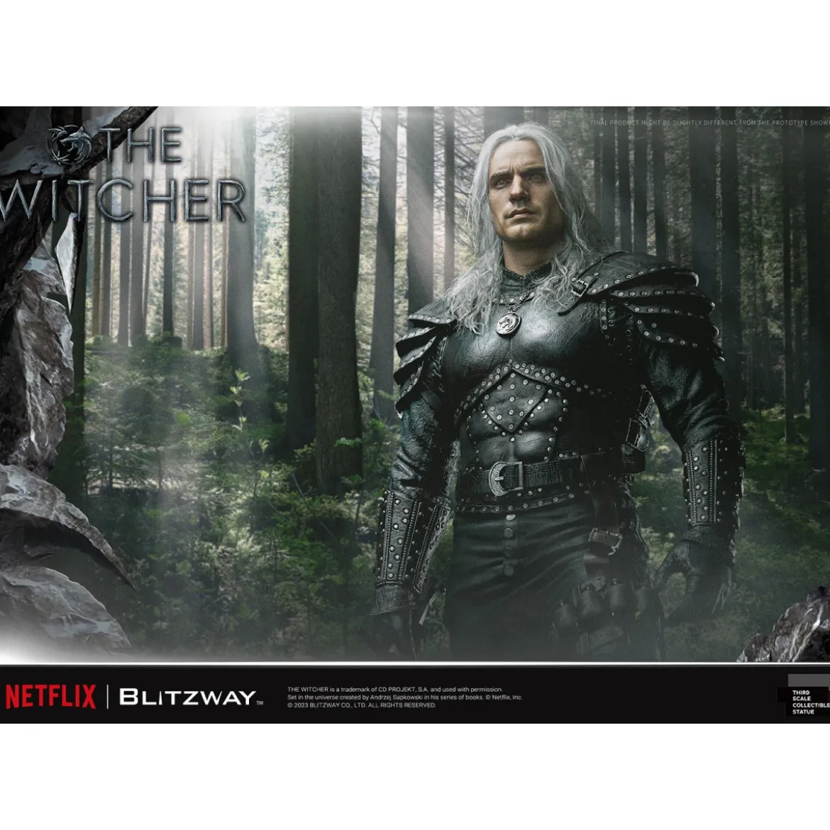 Blitzway - Geralt of Rivia 1/3 Statue Infinite Scale - The Witcher