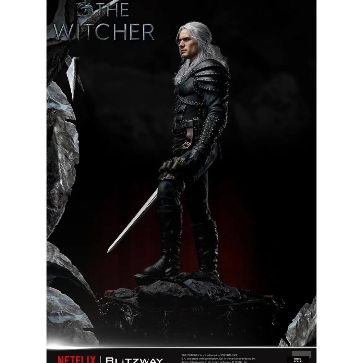 Blitzway - Geralt of Rivia 1/3 Statue Infinite Scale - The Witcher