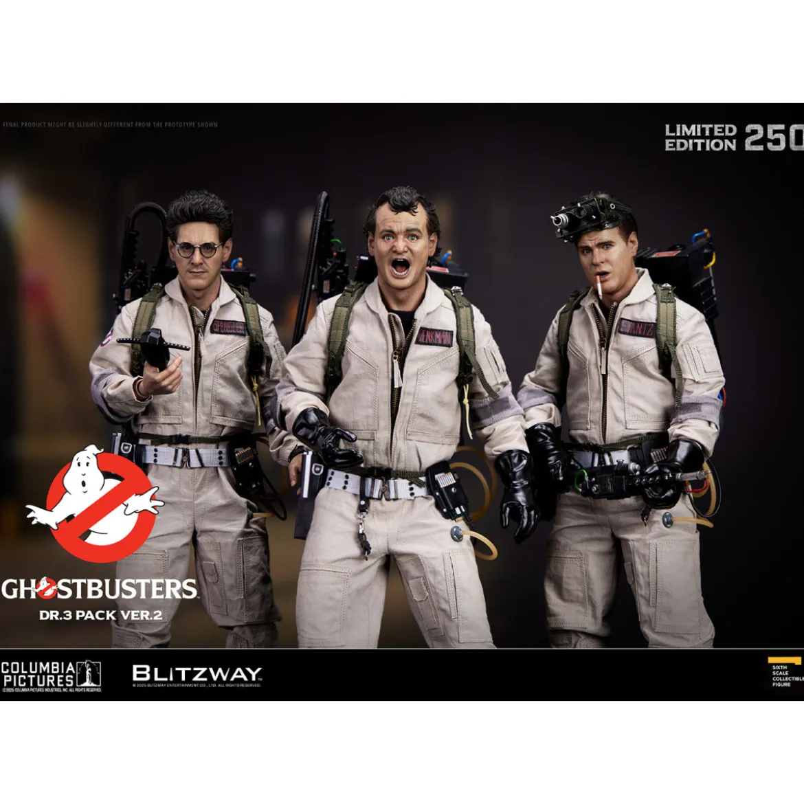 Blitzway - Ghostbusters Dr. 3 Pack ver.2 1/6 - Pack de 3 figurines