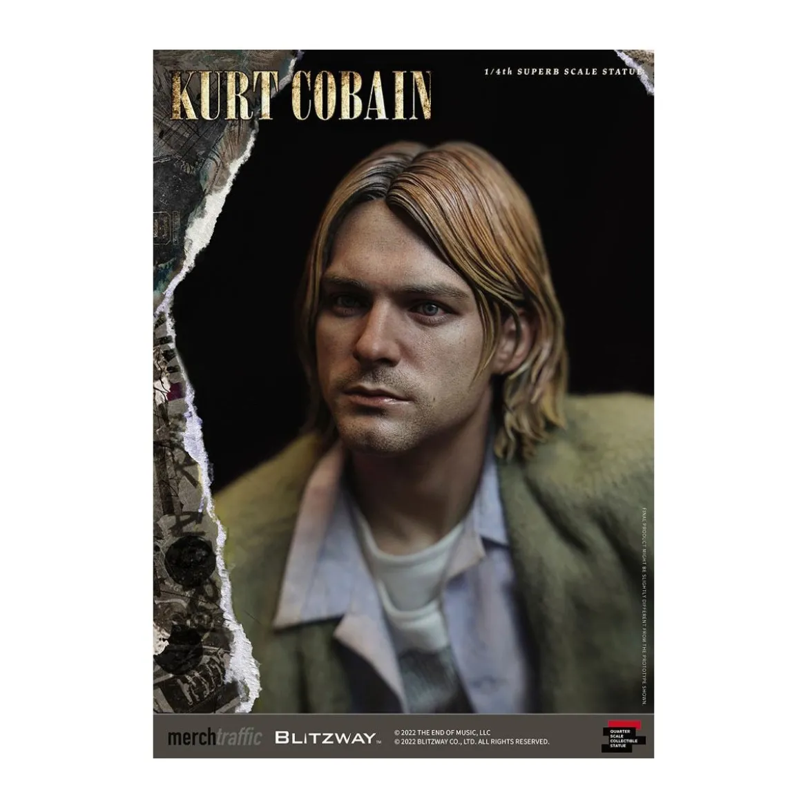 Blitzway - Kurt Cobain statuette Superb Scale 1/4 Unplugged