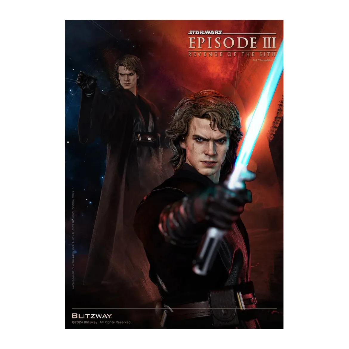 Blitzway Superb Scale Statue - Anakin Skywalker Standard Version 1/4 - Star Wars Episode III