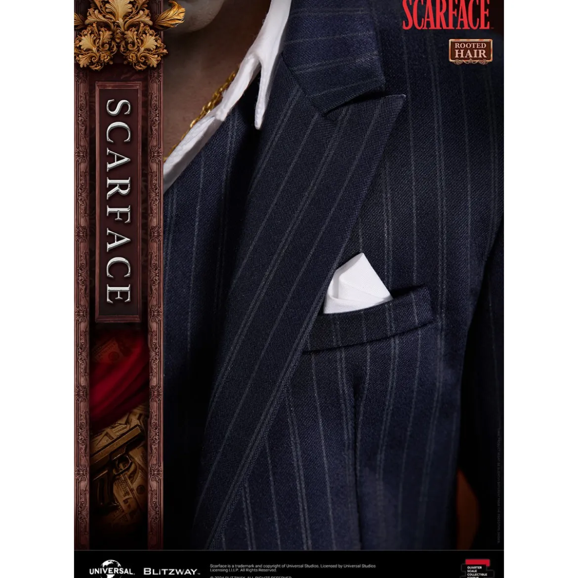 Blitzway Superb Scale Statue - Tony Montana Rooted Hair 1/4 - Scarface