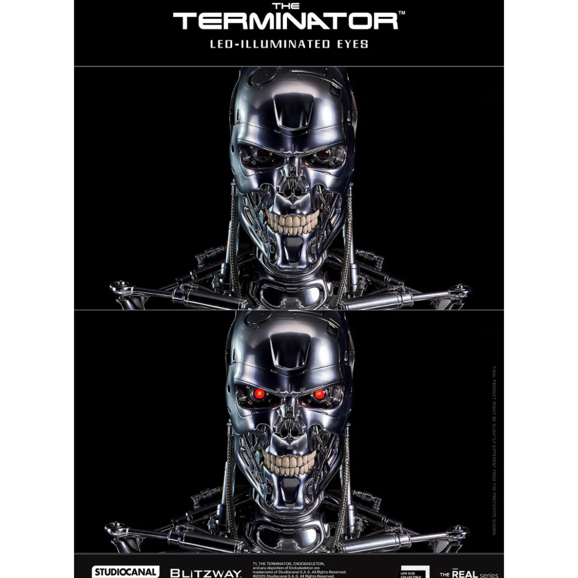 Blitzway - T800 Endoskeleton Skull 1/1 Life Size - The Terminator