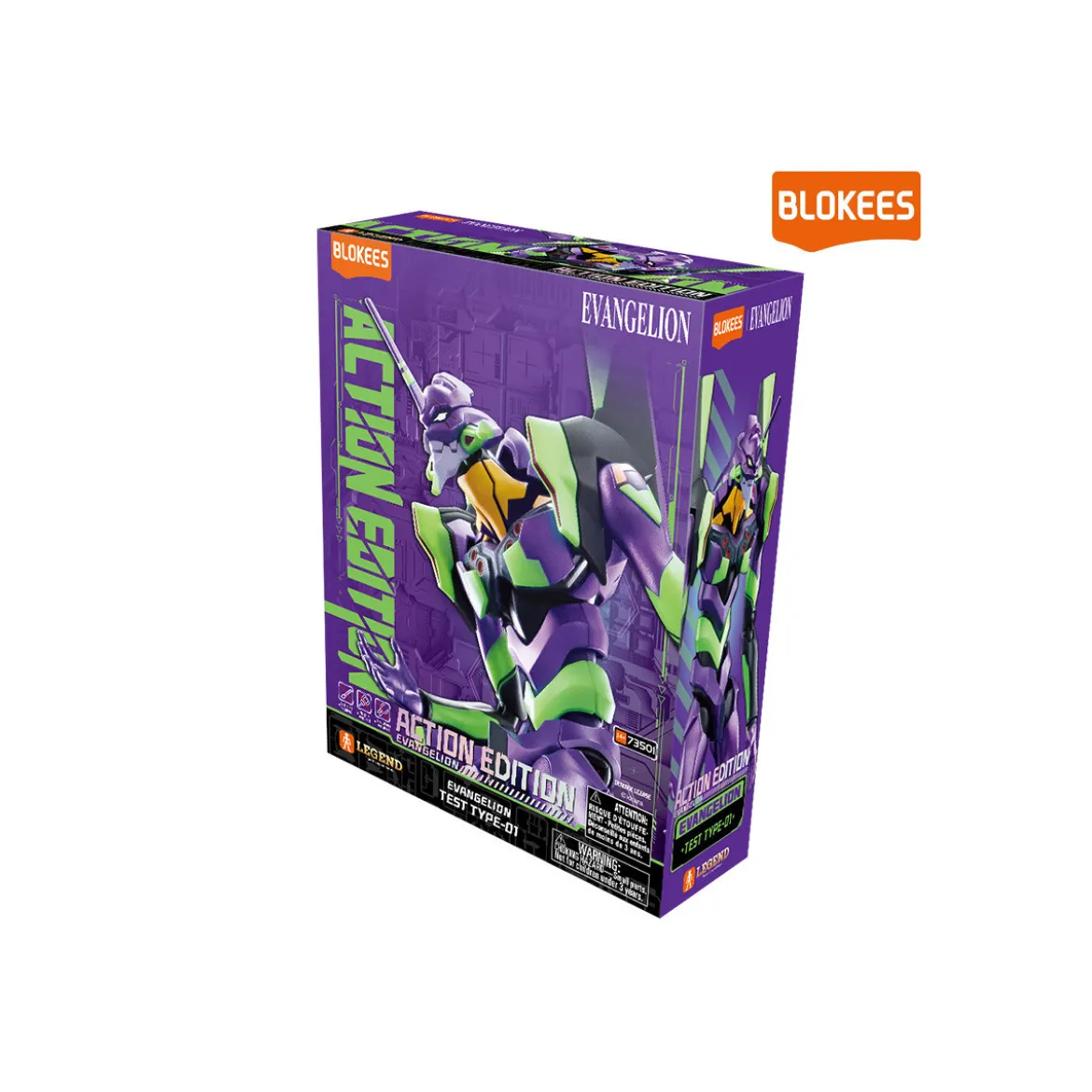 Blokees Evanglion - Action Edition Evangelion Test Type-01 - Eva Unit 01