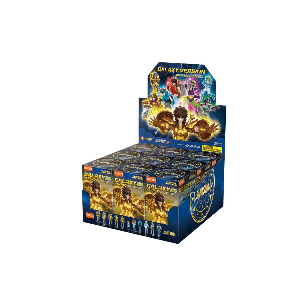 Blokees Saint Seiya - Galaxy Version 02 The Legacy of the Gold Saints - Assortiment de 9 model kits