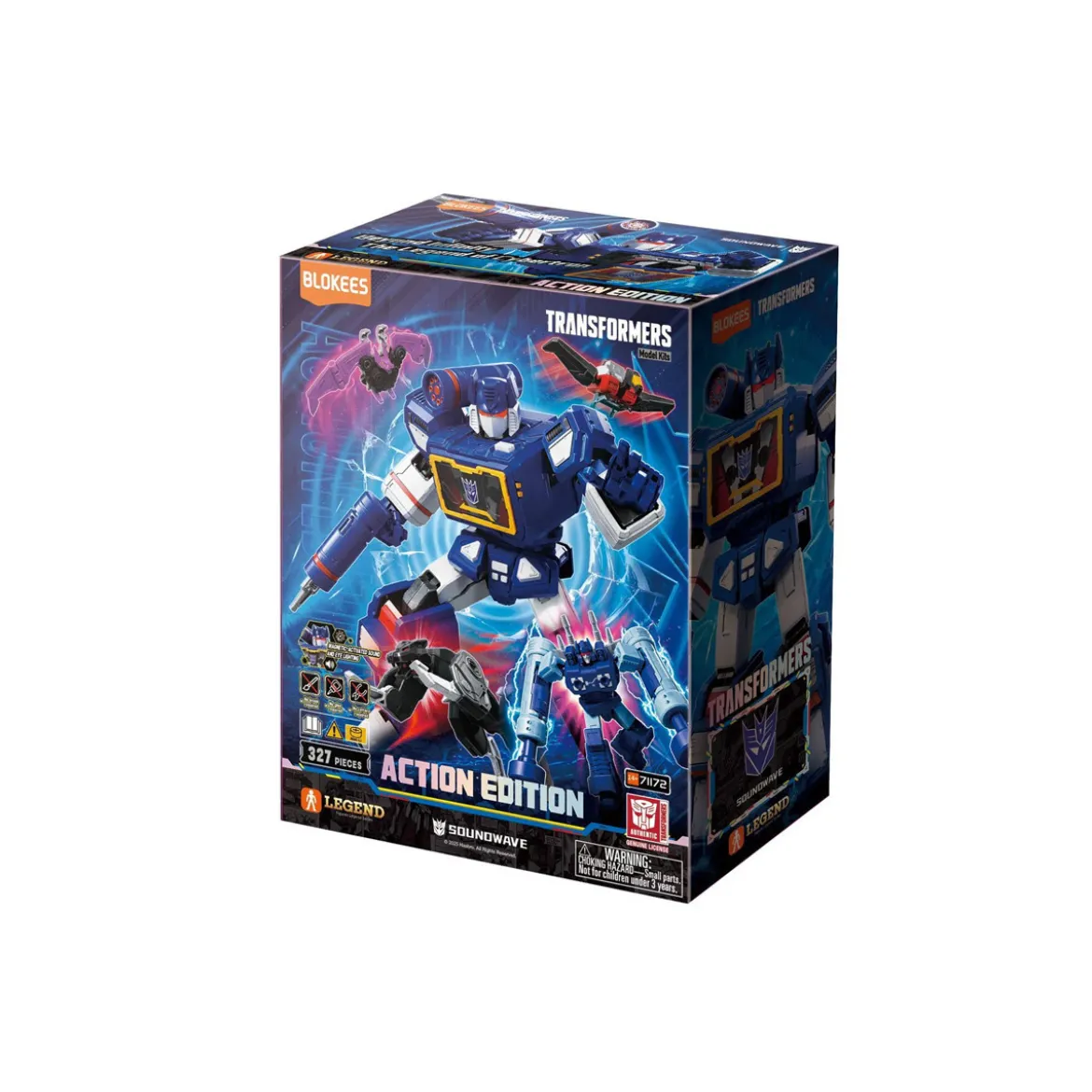 Blokees Transformers - Action Edition 03 Sound Wave Light Up