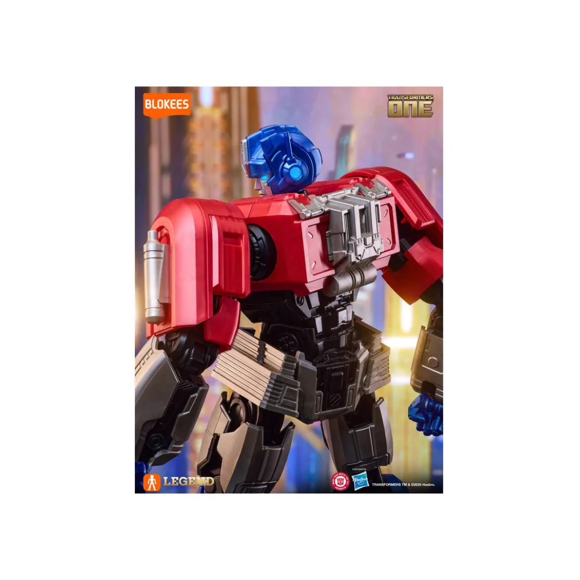 Blokees Transformers: ONE - Action Edition Light Up Optimus Prime (Orion Pax)