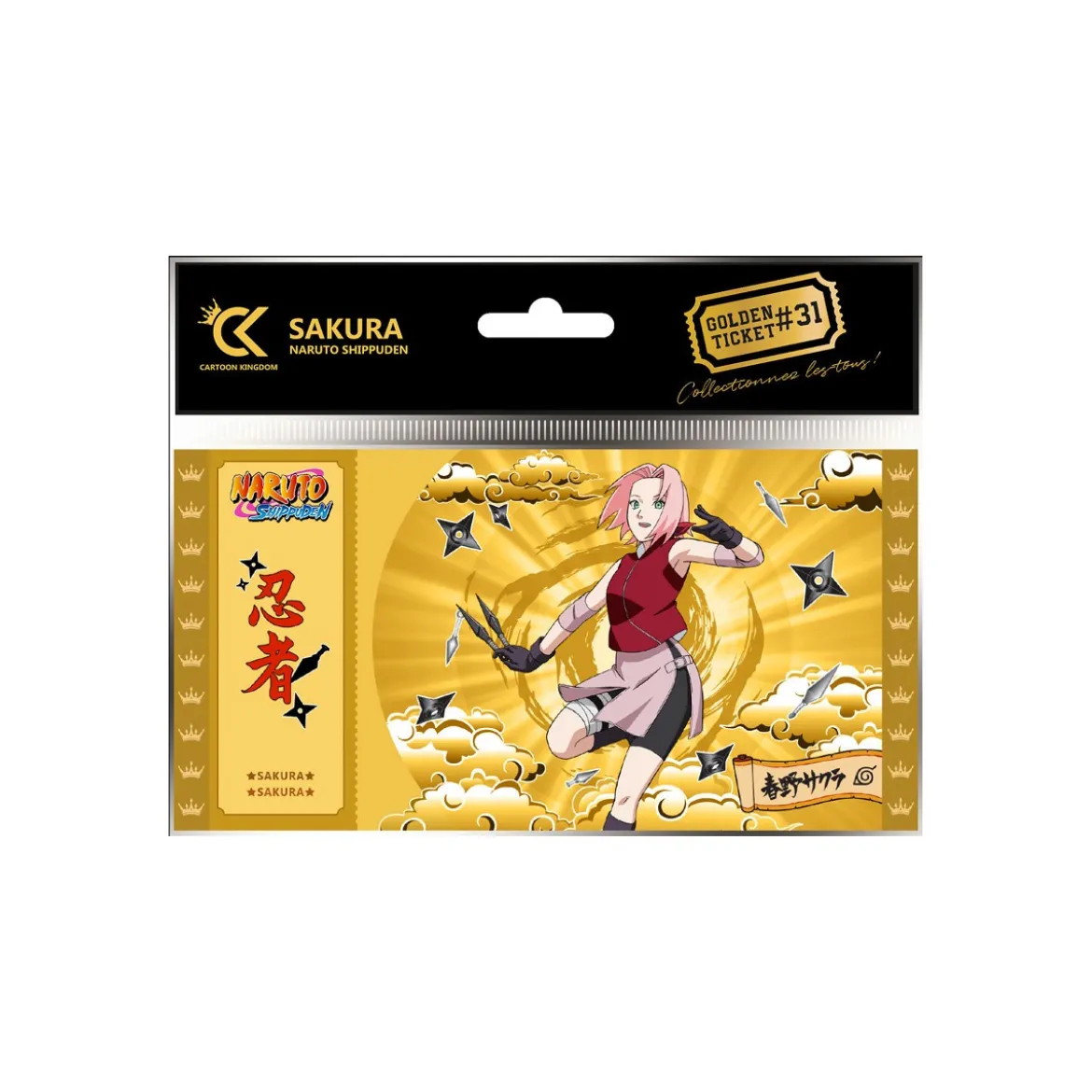 Cartoon Kingdom - Lot de 5 Golden Ticket Naruto Shipudden (vol. 29 a 33)