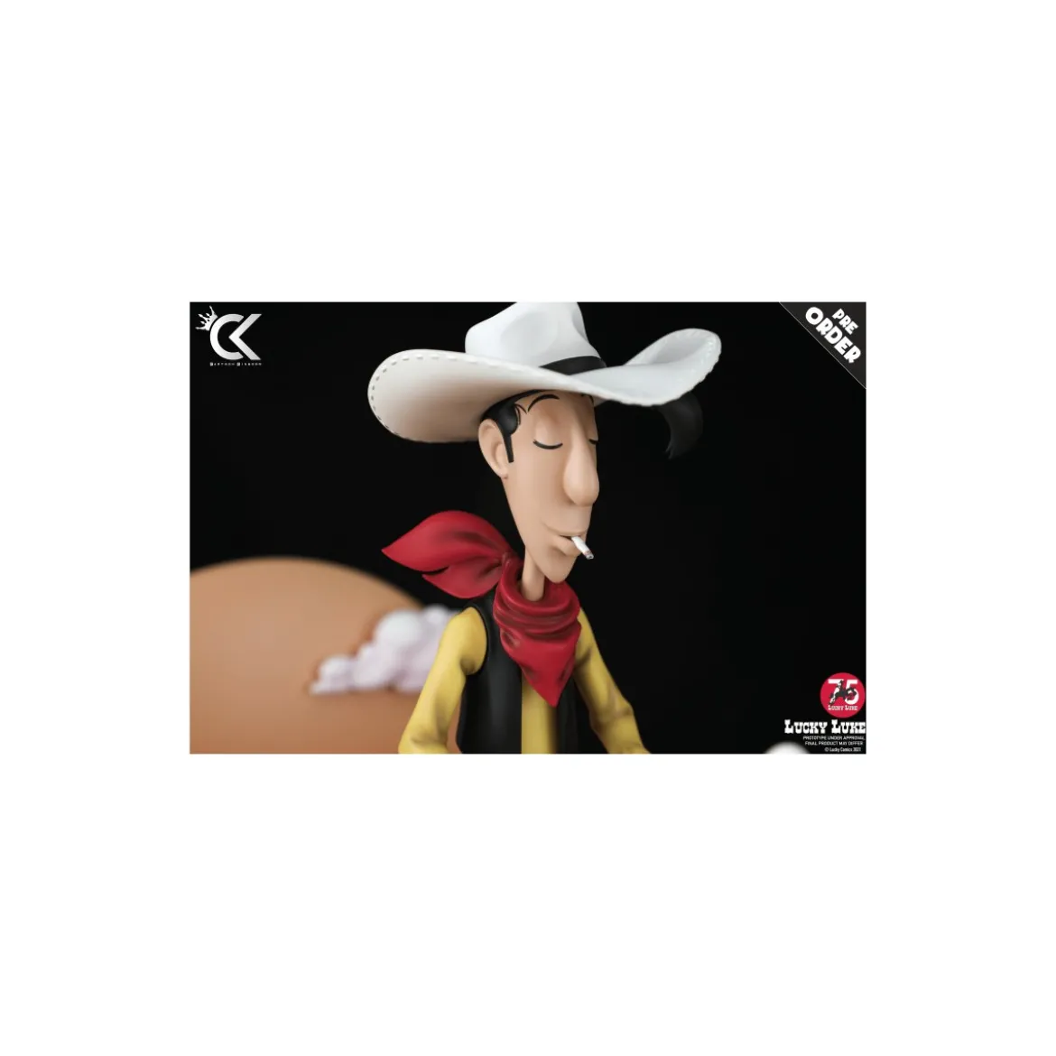Cartoon Kingdom - Lucky Luke - Statue resine Lucky Luke et Jolly Jumper 1/6