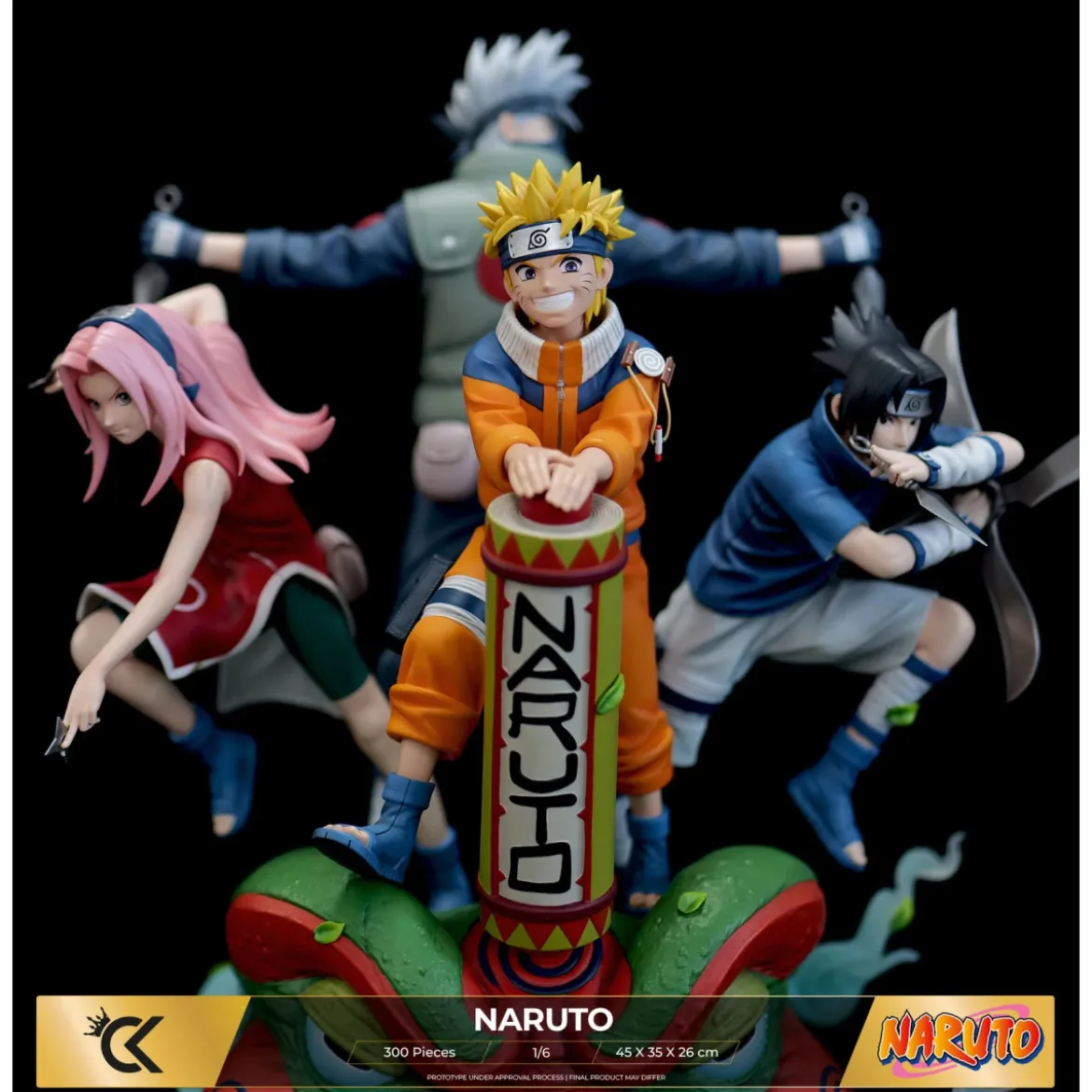 Cartoon Kingdom - Naruto (Team 7) 1/6 Édition Limitée