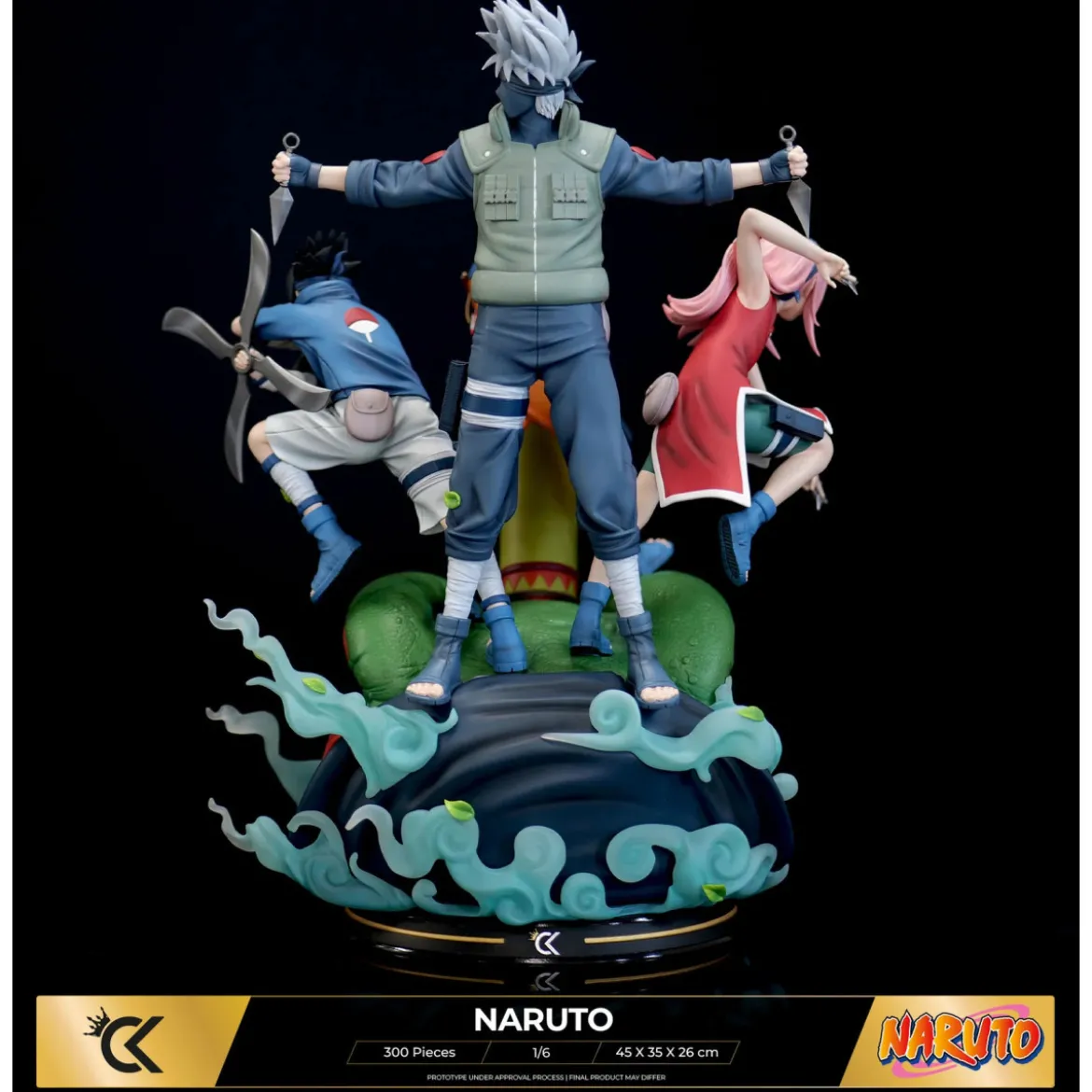 Cartoon Kingdom - Naruto (Team 7) 1/6 Édition Limitée