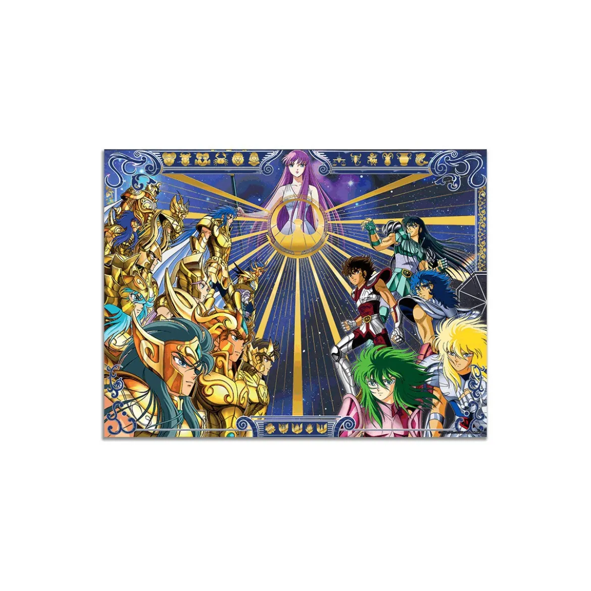 Cartoon Kingdom - Saint Seiya Golden Poster 2 - Knight Saint 40X30cm - Les Chevaliers du Zodiaque
