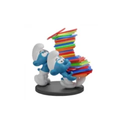Collectoys - les schtroumpfs - Les Schtroumpfs avec une pile de livres