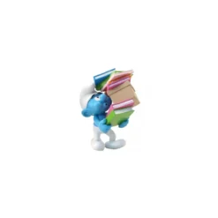 Collectoys - les schtroumpfs - Schtroumpf avec une pile de livres