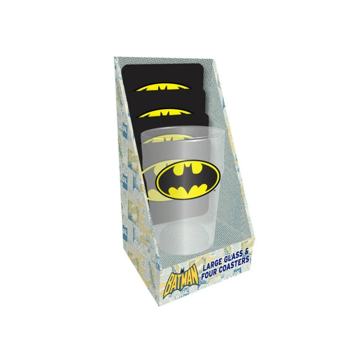 DC Comics - Batman Dark Knight - Maxi Verre et Sous-Verres