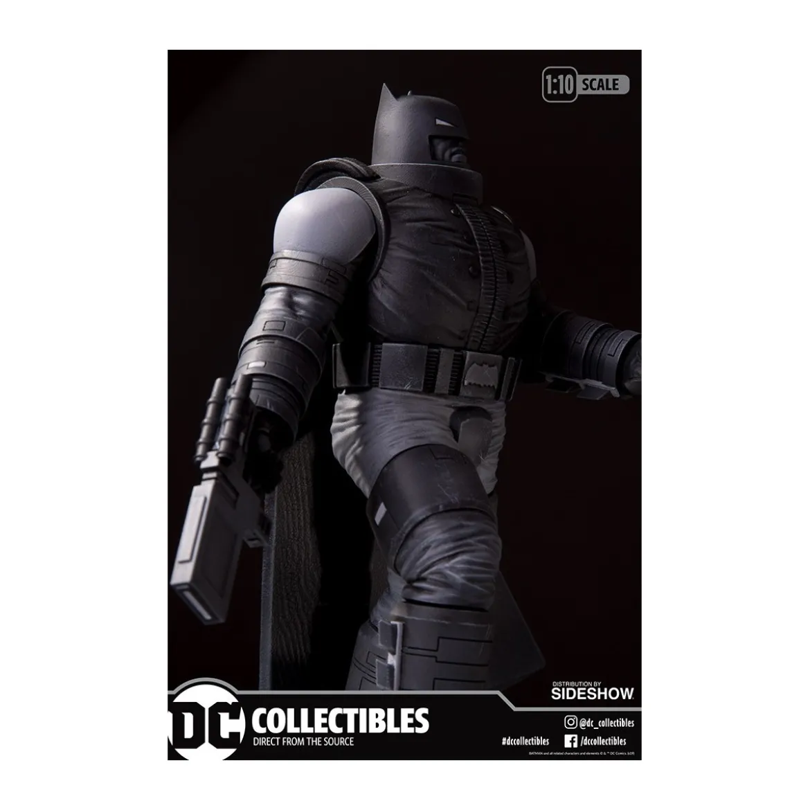 DC Direct Armored Batman Black & White statue by Frank Miller