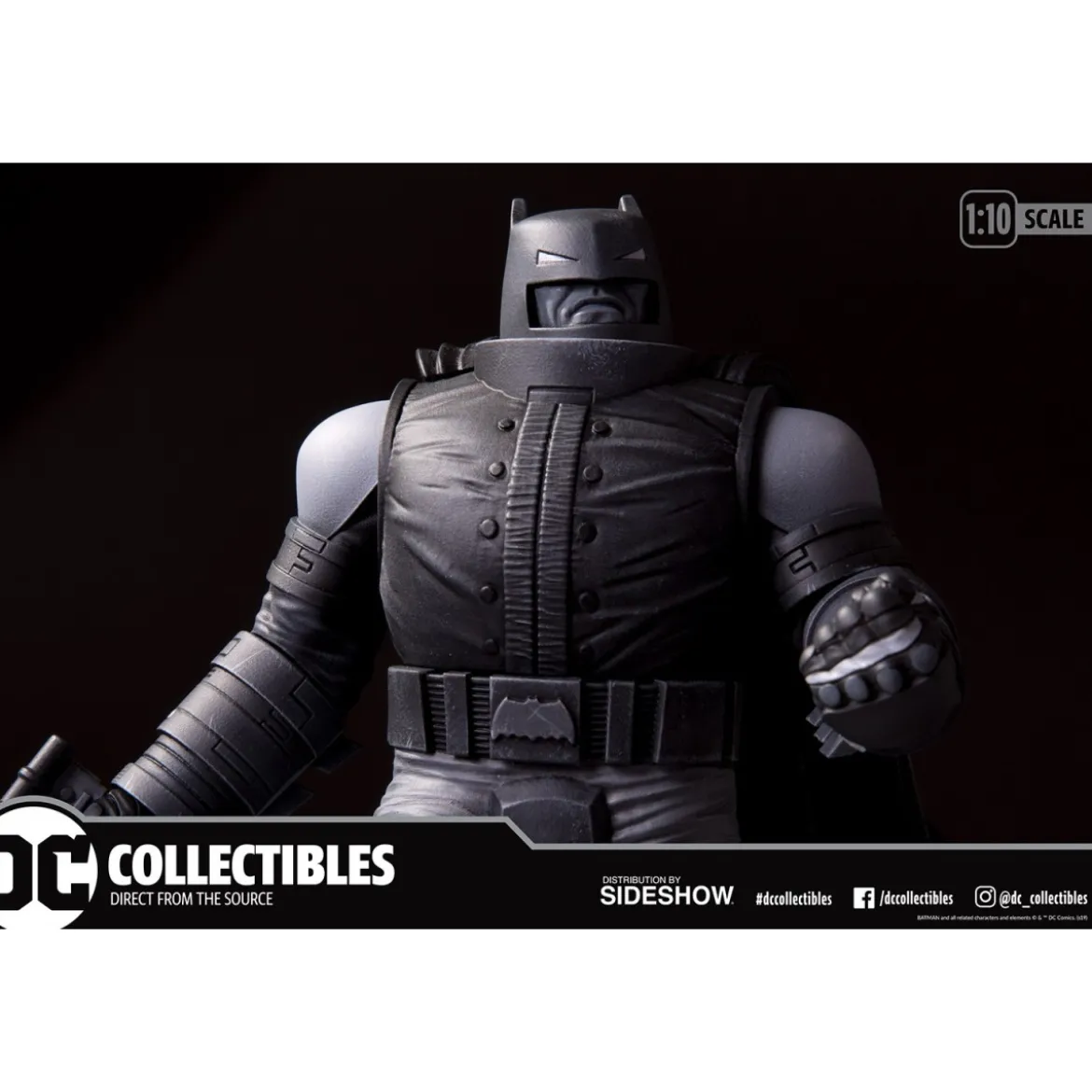 DC Direct Armored Batman Black & White statue by Frank Miller