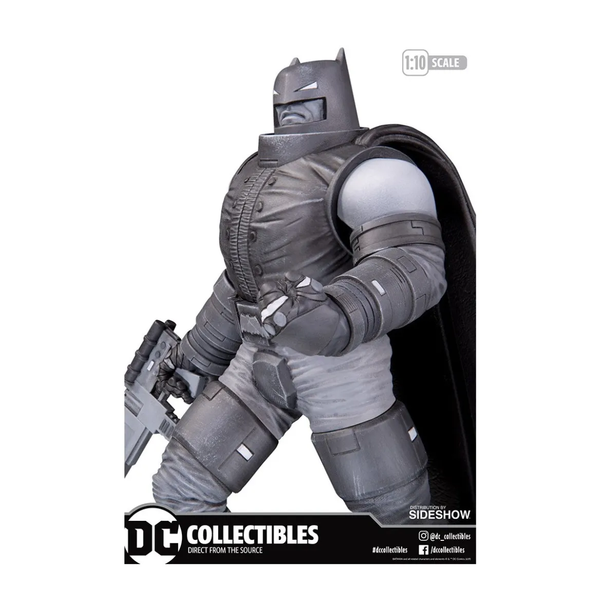 DC Direct Armored Batman Black & White statue by Frank Miller