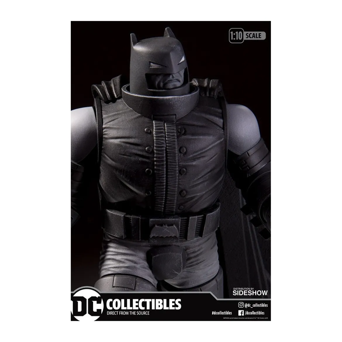 DC Direct Armored Batman Black & White statue by Frank Miller