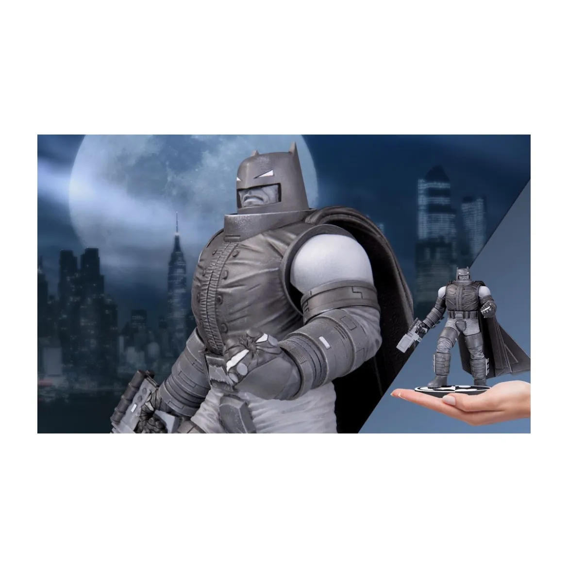 DC Direct Armored Batman Black & White statue by Frank Miller