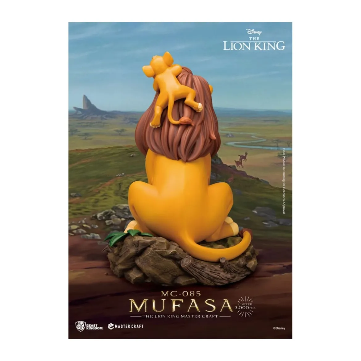 Disney - Beast Kingdom Master Craft Mufasa - Le Roi Lion