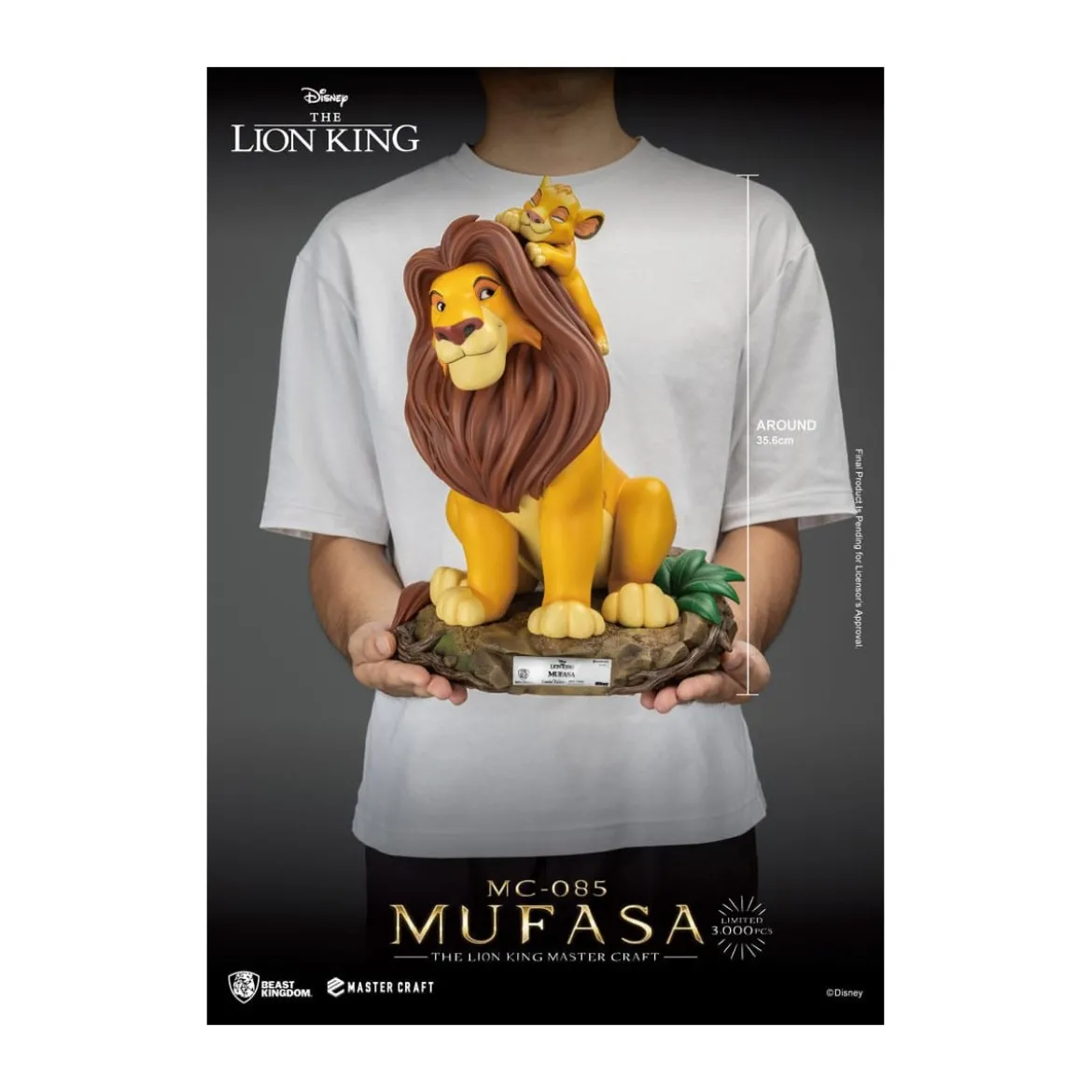 Disney - Beast Kingdom Master Craft Mufasa - Le Roi Lion