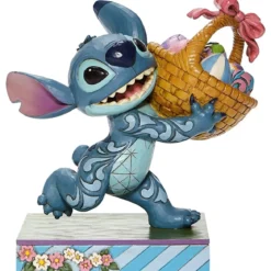 Disney Traditions Lilo et Stich - Stitch Running with Easter Basket
