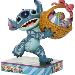 Disney Traditions Lilo et Stich - Stitch Running with Easter Basket